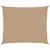 Produktbild 2 för Solsegel 160 g/m² taupe 2,5x3 m HDPE