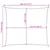 Produktbild 10 för Solsegel 160 g/m² taupe 2,5x3 m HDPE