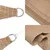 Produktbild 5 för Solsegel 160 g/m² taupe 2,5x4 m HDPE