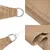 Produktbild 5 för Solsegel 160 g/m² taupe 2,5x4,5 m HDPE