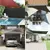 Produktbild 2 för Solsegel 160 g/m² taupe 4x6 m HDPE
