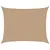 Produktbild 2 för Solsegel 160 g/m² taupe 6x8 m HDPE