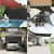 Produktbild 2 för Solsegel 160 g/m² taupe 3/4x3 m HDPE