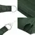 Produktbild 6 för Solsegel 160 g/m² mörkgrön 2,5x3,5 m HDPE