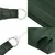 Produktbild 6 för Solsegel 160 g/m² mörkgrön 4x5 m HDPE
