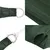 Produktbild 6 för Solsegel 160 g/m² mörkgrön 2,5x2,5x3,5 m HDPE