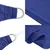 Produktbild 7 för Solsegel 160 g/m² blå 2x3 m HDPE