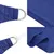 Produktbild 7 för Solsegel 160 g/m² blå 2,5x3 m HDPE