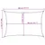 Produktbild 10 för Solsegel 160 g/m² gul 3x4 m HDPE