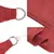 Produktbild 6 för Solsegel 160 g/m² röd 2,5x3,5 m HDPE