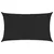 Produktbild 2 för Solsegel 160 g/m² svart 5x8 m HDPE