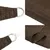 Produktbild 5 för Solsegel 160 g/m² brun 2,5x3,5 m HDPE