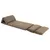 Produktbild 2 för Golvstol vikbar taupe mikrofiber