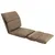 Produktbild 3 för Golvstol vikbar taupe mikrofiber