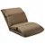 Produktbild 4 för Golvstol vikbar taupe mikrofiber