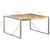 Produktbild 6 för Matbord 140x140x75 cm grovt mangoträ