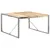 Produktbild 10 för Matbord 140x140x75 cm grovt mangoträ