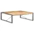 Produktbild 9 för Soffbord 120x120x40 cm grovt mangoträ