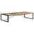 Produktbild 8 för Soffbord 180x90x40 cm massivt återvunnet trä