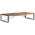 Produktbild 9 för Soffbord 180x90x40 cm massivt trä med sheshamyta
