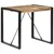 Produktbild 6 för Matbord 80x80x75 cm grovt mangoträ