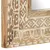 Produktbild 4 för Handsnidad spegel 50x50x2,6 cm massivt mangoträ