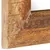 Produktbild 4 för Handsnidad spegel 50x50x11 cm massivt mangoträ