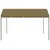 Produktbild 4 för Paviljong 4x3x2,6 m taupe 180 g/m²