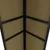 Produktbild 5 för Paviljong dubbla tak 3x6 m taupe 180 g/m²
