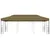 Produktbild 2 för Paviljong 6x3x2,7 m taupe 180 g/m²
