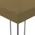 Produktbild 4 för Paviljong 6x3x2,7 m taupe 180 g/m²