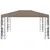 Produktbild 2 för Paviljong 4x3 m taupe