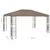Produktbild 7 för Paviljong 4x3 m taupe