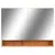 Produktbild 4 för LED-Spegelskåp för badrum ek 80x15x60 cm MDF