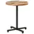 Produktbild 9 för Cafébord runt Ø60x75 cm massivt återvunnet trä