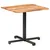 Produktbild 8 för Cafébord med levande kanter 80x80x75 cm massivt akaciaträ