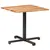 Produktbild 9 för Cafébord med levande kanter 80x80x75 cm massivt akaciaträ