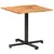 Produktbild 10 för Cafébord med levande kanter 80x80x75 cm massivt akaciaträ