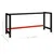 Produktbild 7 för Ram till arbetsbänk metall 175x57x79 cm svart och röd