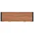 Produktbild 6 för Skrivbord med 2 lådor 140x40x75 cm teak