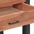 Produktbild 7 för Skrivbord med 2 lådor 140x40x75 cm teak