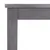 Produktbild 5 för Trädgårdsbord grå 140x80x74 cm massivt akaciaträ