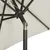 Produktbild 6 för Parasoll med LED-lampor sandvit 200x211 cm aluminium