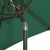 Produktbild 6 för Parasoll med LED-lampor grön 200x211 cm aluminium
