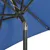 Produktbild 6 för Parasoll med LED-lampor azurblå 200x211 cm aluminium
