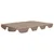 Produktbild 2 för Reservtak för hammock taupe 150/130x105/70 cm