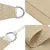 Produktbild 6 för Solsegel oxfordtyg rektangulärt 3x5 m beige