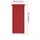Rullgardin utomhus 60x140 cm röd HDPE