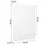 Produktbild 6 för Front för diskmaskin vit 45x3x67 cm konstruerat trä