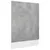 Produktbild 2 för Front för diskmaskin betonggrå 45x3x67 cm konstruerat trä